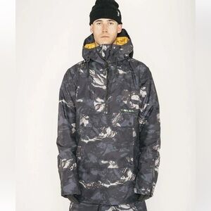 NWOT Armada Sediment Camouflage Rankin Stretch Anorak Ski Jacket